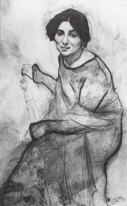 Portrait of the pianist Wanda Landowska