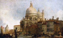 View of the Church of Santa Maria della Salute, on the Grand Can