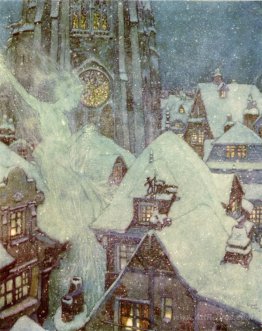 The Snow Queen Flies Through the Winter's Night