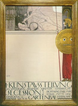 Poster for the First Art Exhibition of the Secession Art Movemen