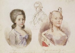 Portraits of Menshikov family