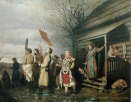 Easter Procession in a Village