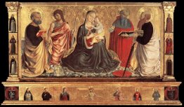 Madonna and Child with Sts John the Baptist, Peter, Jerome, and