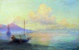 The Bay of Naples in the morning