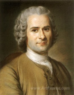 Portrait of Jean Jacques Rousseau