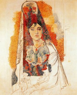 Woman with spanish dress