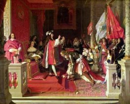 King Philip V of Spain Making Marshal James Fitzjames