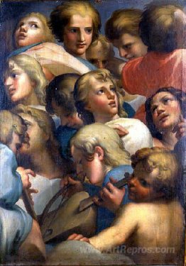 Group of angels from Corrège