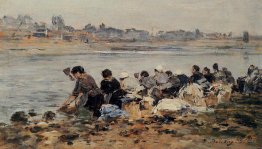 Laundresses on the Banks of the Touques