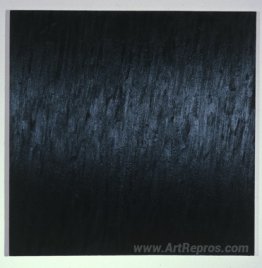 Black Painting VIII: Ultramarine Blue, Burnt Umber