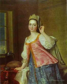 Portrait of A. D. Levitzkaya, Artist s Daughter