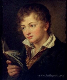 Boy with book