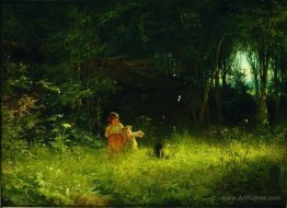 Children in the forest