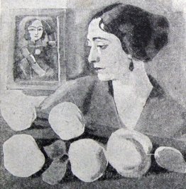 Portrait of artist's wife