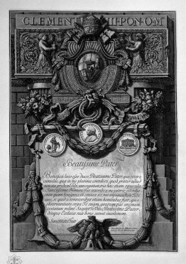 According to Cover Up the papal coat of arms, under a large cart