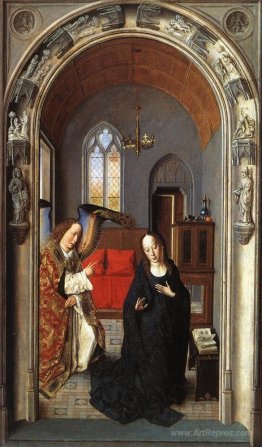 The Annunciation ((Polyptych of the Virgin, the wing)