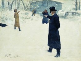 Duel between Onegin and Lenski