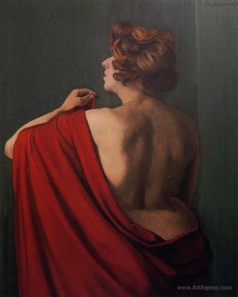 Woman with Red Shawl