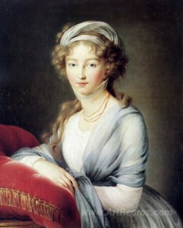 Portrait of Empress Elisabeth Alexeievna of Russia