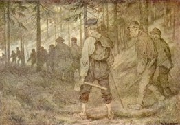 Twelve men in the forest