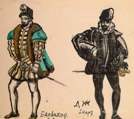 Costume design for the opera Don Giovanni by Wolfgang Amadeus Mo