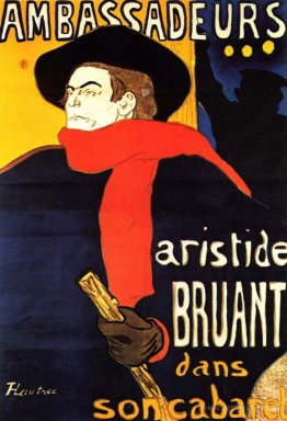 Ambassadeurs Aristide Bruant in his cabaret