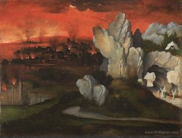 Landscape with the destruction of Sodom and Gomorrah