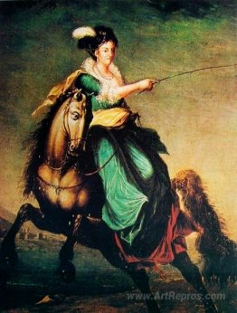 Retrato equestre de Carlota Joaquina of Spain