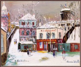 The Maquis of Montmartre Under the Snow