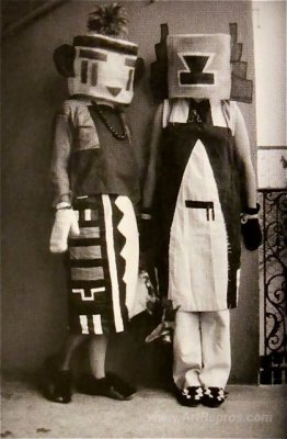 Sophie and Erika Taeuber (Hopi Indian Costumes)