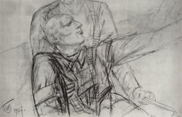 Drawing for the painting Death of Commissioner