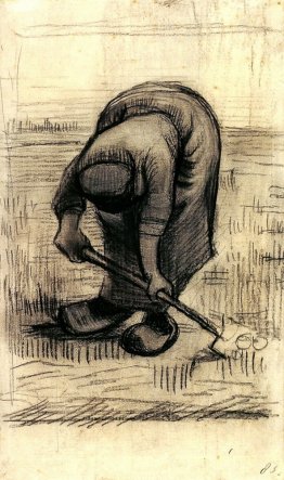 Peasant Woman Lifting Potatoes