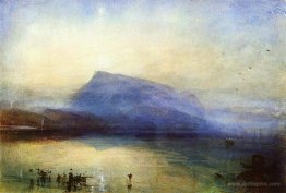 The Blue Rigi Lake of Lucerne Sunrise