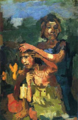 Two children