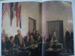 Signing the Act of Unconditional Surrender of Germany