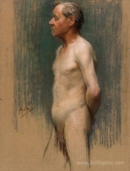 Nude standing