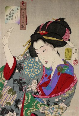 Looking Disagreeable - The Appearance of a Young Lady from Nagoy