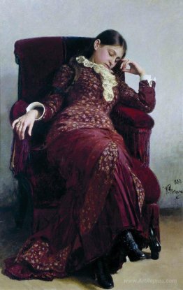 Rest. Portrait of Vera Repina, the Artist' s Wife.