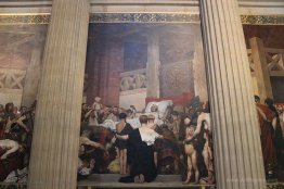 Death of Saint-Geneviève, Panthéon, Paris