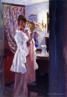 Interior with the Artist's Wife (Marie Krøyer)