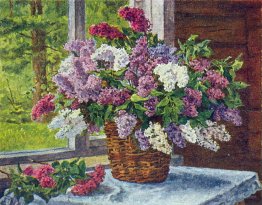 Lilacs by the window