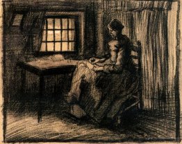 Woman Sewing