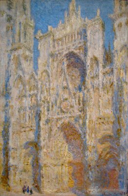 Rouen Cathedral, West Facade, Sunlight