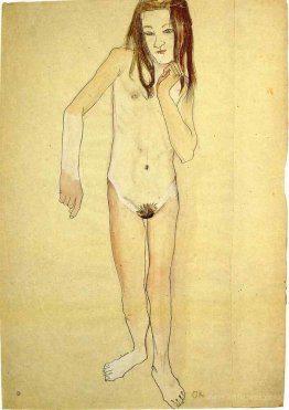 Nude Girl Standing