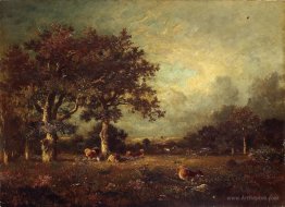 Landscape with Cows