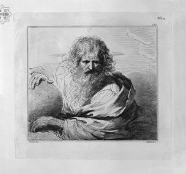 God the Father with the globe in his hands, by Guercino