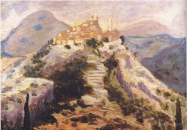 View of Eze in the Alpes-Maritimes