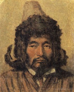 Kazakh with fur hat