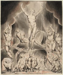 Illustration to Milton`s Paradise Lost