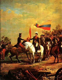 Entrega de la bandera al Batallon sin Nombre